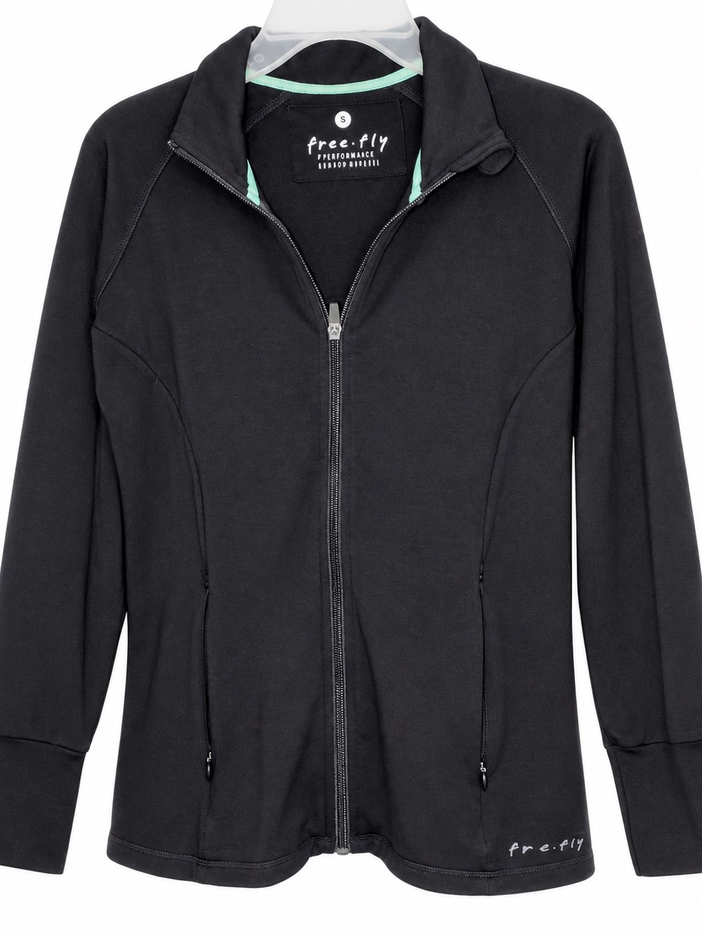 Free Fly Women's Black Full-Zip Performance Jacket